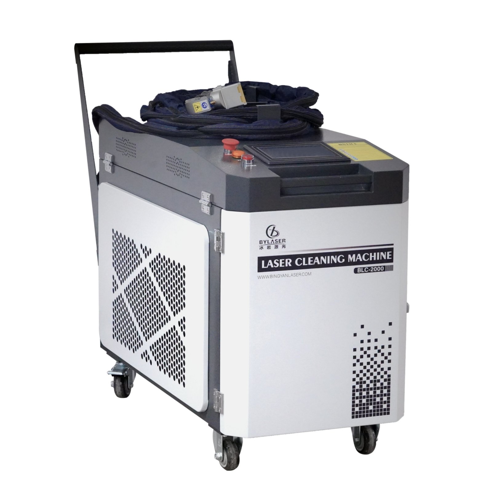 Hybrid laser cleaning machine