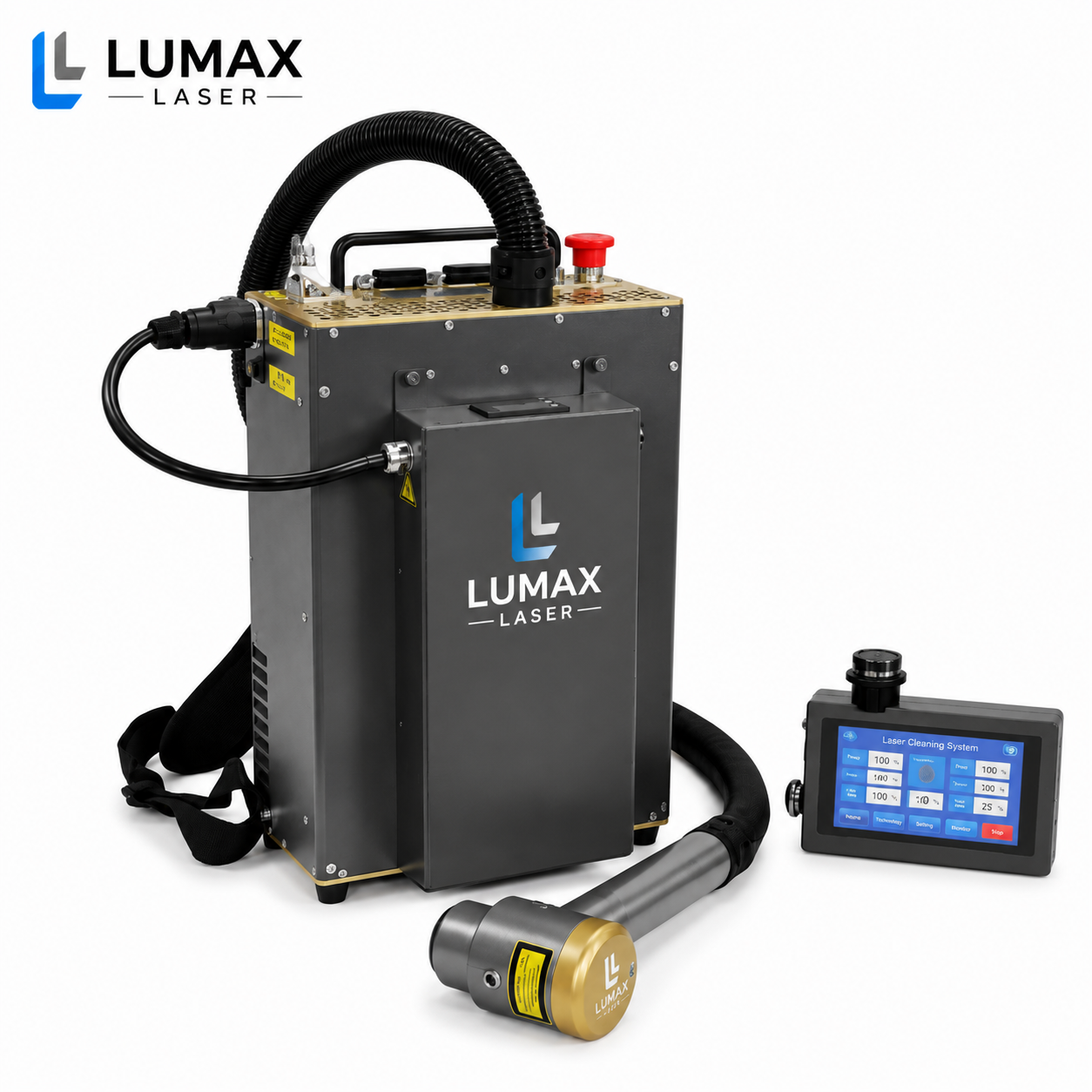 Backpack laser cleaning machine