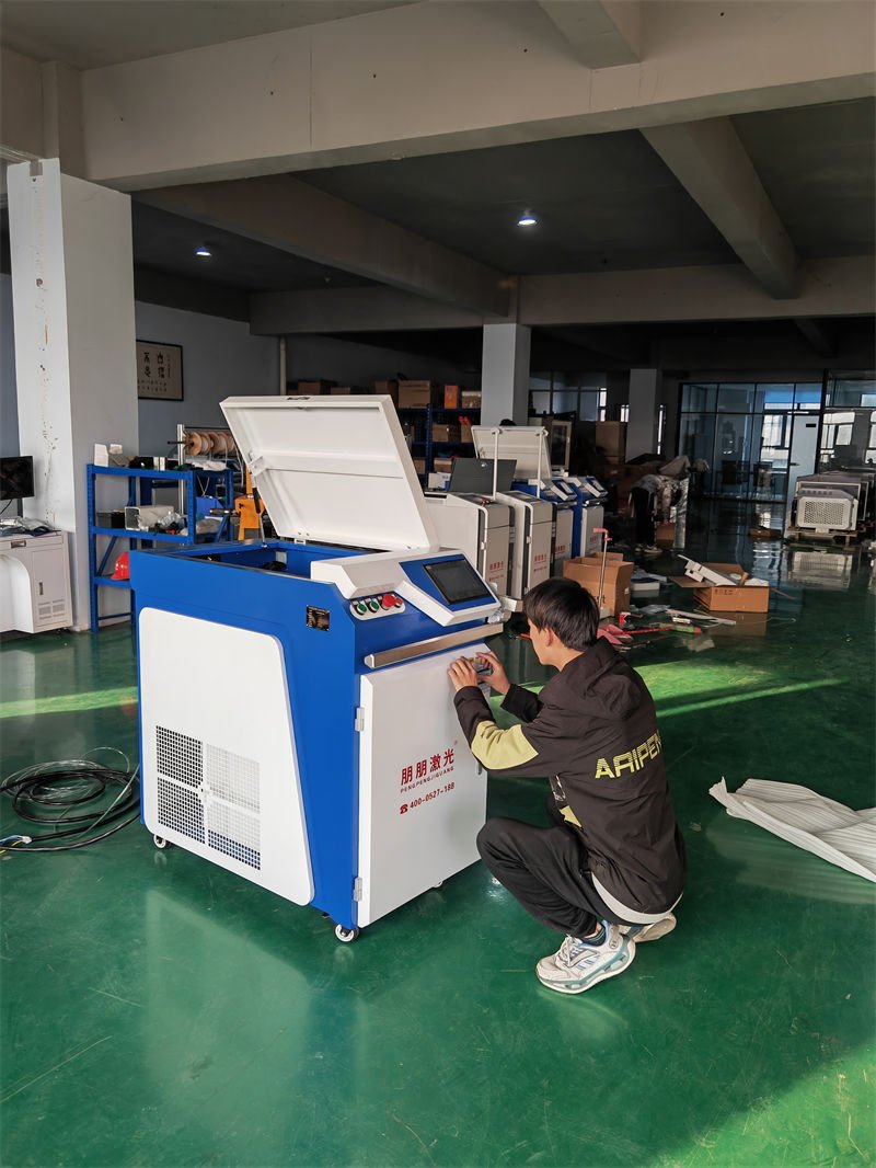 Lumax Laser machine testing before delivery