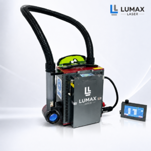 Lumax LMX-BLC200 portable laser cleaning machine with handheld cleaning head and control panel
